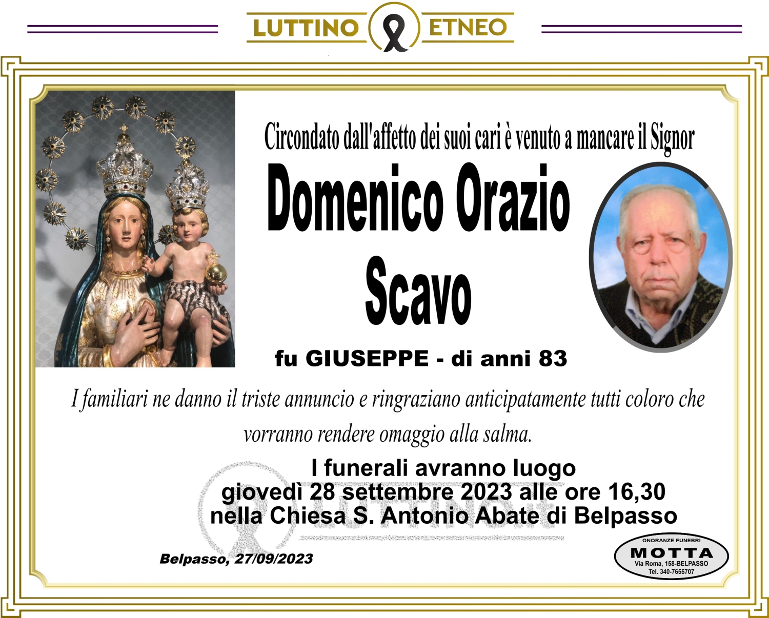 Domenico Orazio Scavo